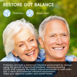 Candida Cleanse, Gut & Colon Support, Advanced Probiotic & Herbal Formula, Oregano Leaf, Wormwood, Black Walnut, Caprylic Acid-1 for Men & Women, 60 Capsules (1 Bottle)