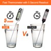 Firschoie 2 Pieces Digital Kitchen Thermometers, Digital Food Thermometer with