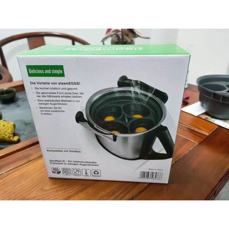 Estuchelandia Cesta Molde Huevos Cocidos Vapor Olla Thermomix Tm5 Tm6