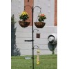 Ashman Online 91" Bird Feeding Station Metal Deck Pole Wild