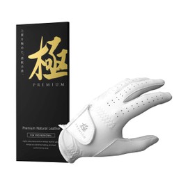 Premium Kiwami Premium Natural Leather Golf Gloves (Competitive Golf Design) Left/Right Hand (For Left Hand, 9.4 inches (24 cm)