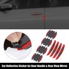 TOTMOX Car Reflective Sticker Door Handle Door Bowl Protection Guards