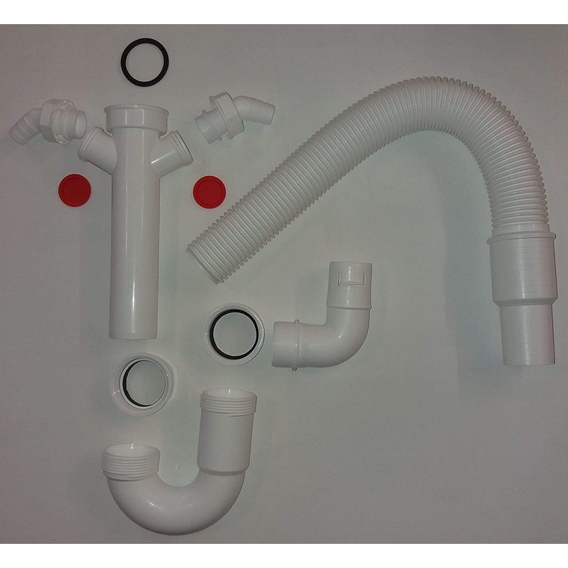 Pipe Odour Trap for Kitchen Sink, Washing Machine and Dishwasher