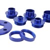 KATSU 10Pcs Aluminum Alloy Router Guide Bush Bushing Set, Metric