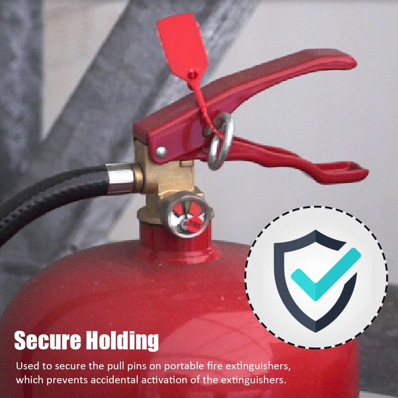 Fire Extinguishers Tamper Seals for Boat Emergency Rescues,Disposable Self-Locking Tie,