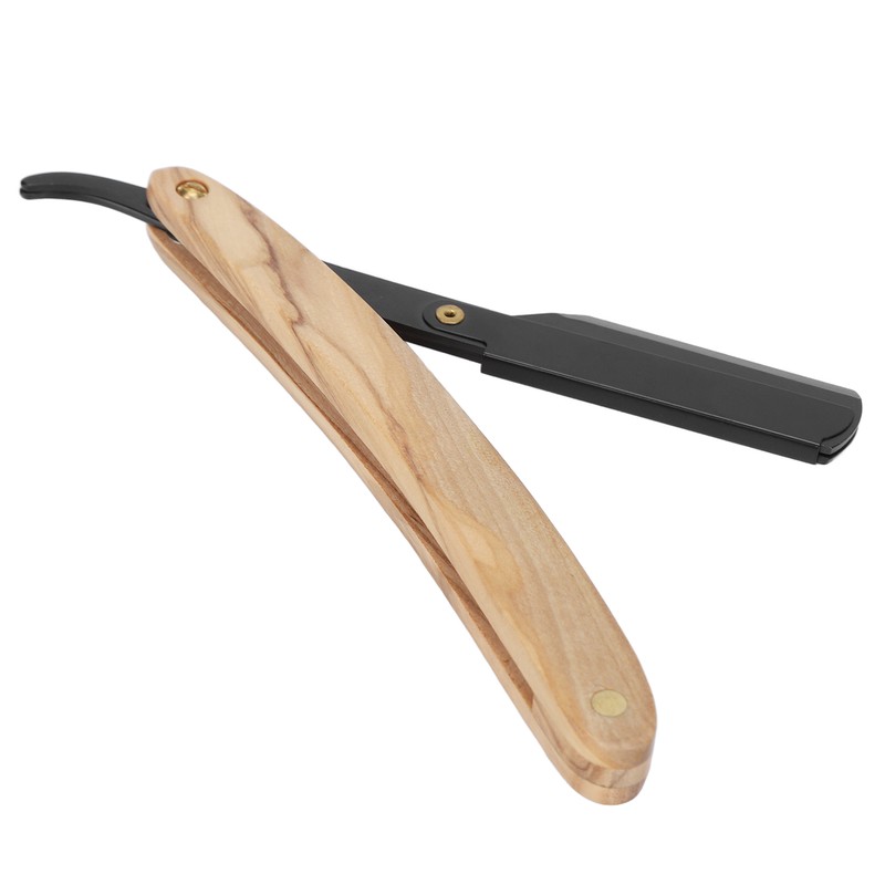 Straight Edge Razor Men Home Portable Stainless Steel Barber Folding