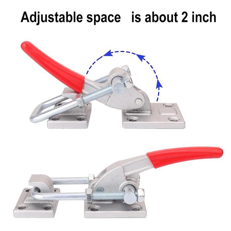 Biugaaufai 2 Pack Heavy Duty U-Hook Latch Clamp, 7720 lbs