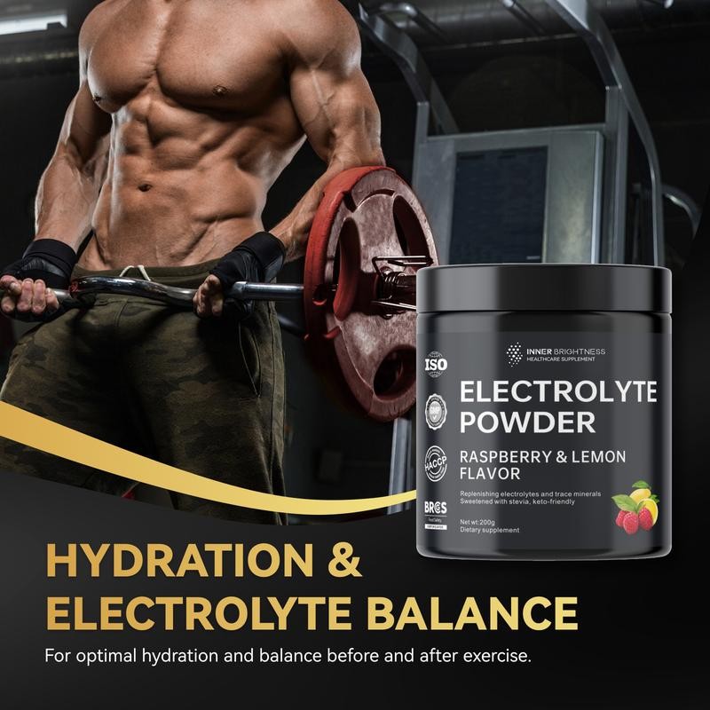 Daily Electrolyte Drink for Endurance & Energy Supplement– Raspberry &