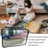 POQOD 6 Pack TSA Approved Clear Travel Toiletry Bag, Portable