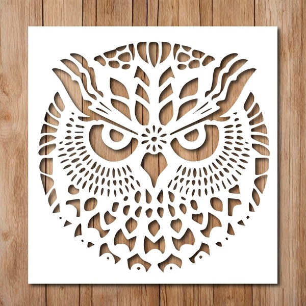 Owl Stencil - Bird Birds Graffiti Street Art Insipational Stencils