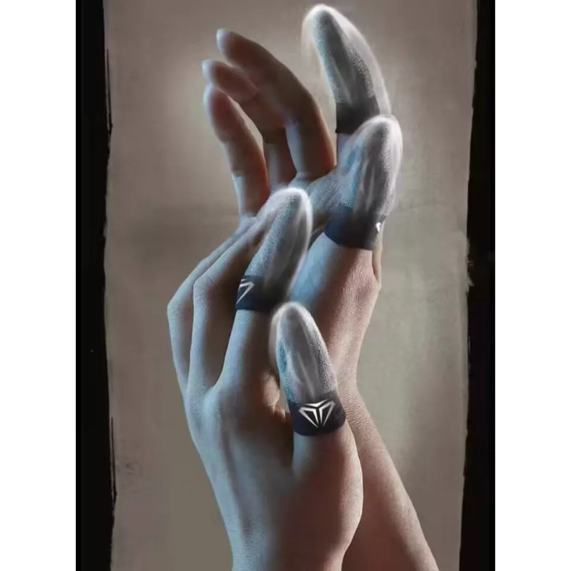 Guantes Dedales Gamer Original Touch Profesional 4pzs