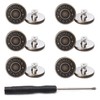 GIYOMI 17mm No Sewing Jeans Buttons Replacement Kit with Metal
