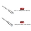 QUARKZMAN Cutting Wheel Screw Mandrels 2.35 mm 3 mm Side