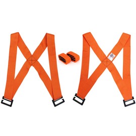 XEMQENER 2 Person Shoulder and Wrist Movement Straps for Carrying Heavy Items, Appliances, Furniture Without Back Pain