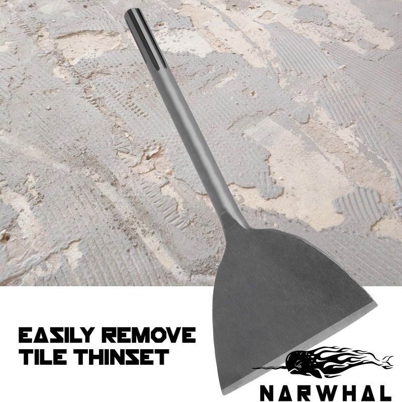 Narwhal SDS Max Chisel Bit (6" Wide x 14" Long