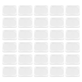 VILLCASE 100PCS SD Card Holder, Memory Card Case SD Single Slots Case SD Card Carrying Boxes Jewelery Storage Case, Transparent, 3.60X3.60X0.35cm