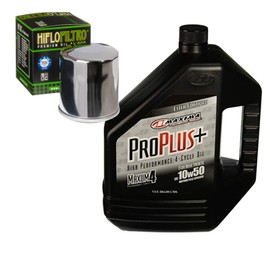 RAD Powersports Oil Change Kit For Polaris 2004 Magnum 330 4X4 Synthetic 10W-50
