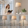 Seealle Modern Table Lamps Set of 2 - Touch Bedside