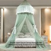 AIKASY Princess Bed Canopy for Girls – Double Layer Sheer
