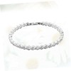 Levemolo Elegant Crystal Bracelet for Women Rhinestone Diamond Jewelry for