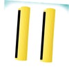 IWOWHERO 2pcs Sponge Mop Head Mop Automatic Wipes Roller Mop