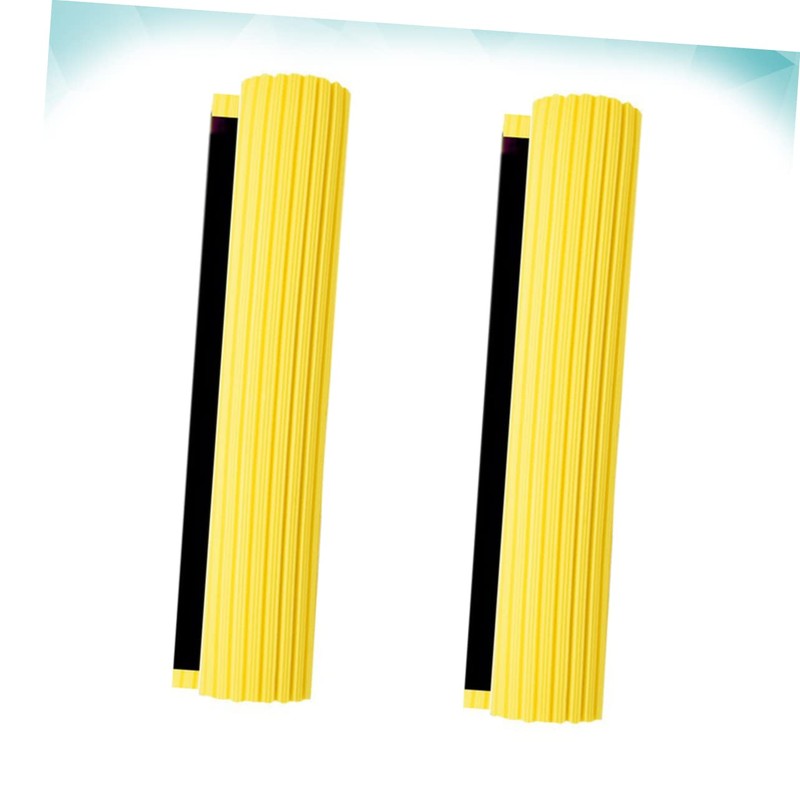 IWOWHERO 2pcs Sponge Mop Head Mop Automatic Wipes Roller Mop