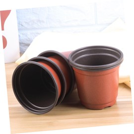 BESPORTBLE 100PCS Plastic Flowerpot Breathable Succulent Planters for Use Durable Plastic Basin for Gardening Desk Decoration Storage