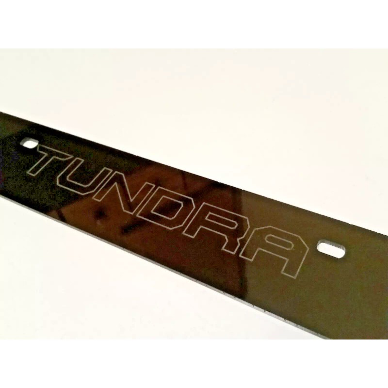 StreetRays [Originals] [SR] Black Front License Plate Delete FOR 'Tundra'