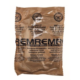 Genuine Military MRE - Menu 17 Pork Sausage Patty Maple Flavor with 2026 Inspection Date - MRE Meals Ready To Eat