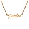 Paulina Name Tag Necklaces for Her His Friends Familys Relationship
