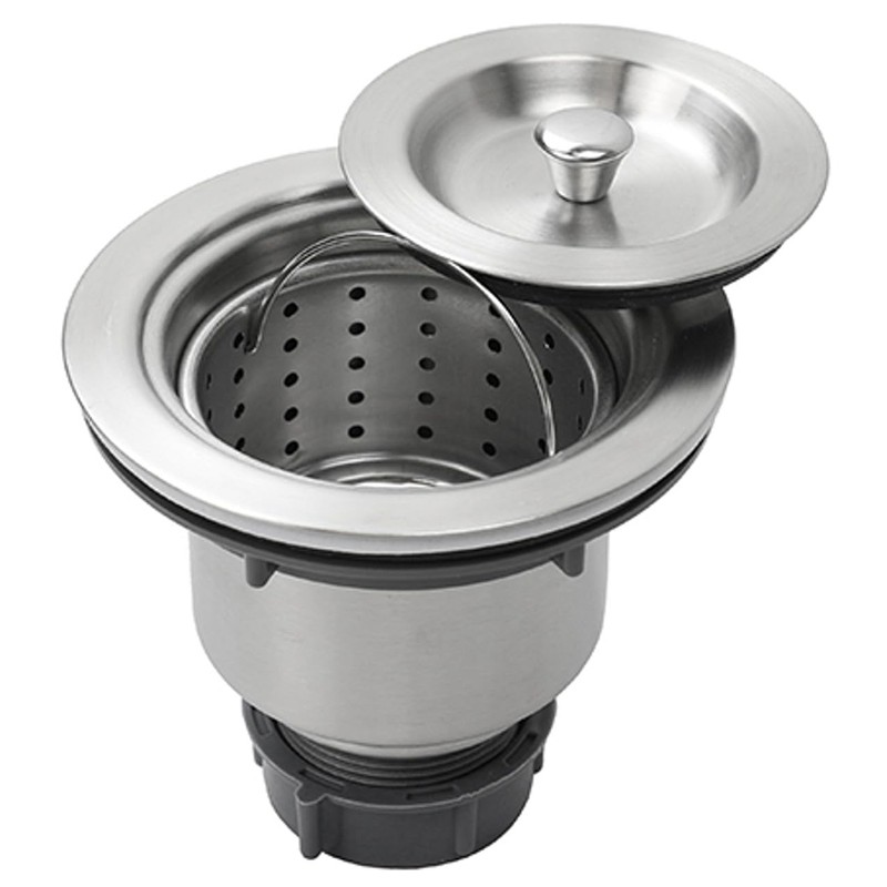 Oakland 3-1/2 Inch Sink Drain Assembly Kit, Removable Deep Sink