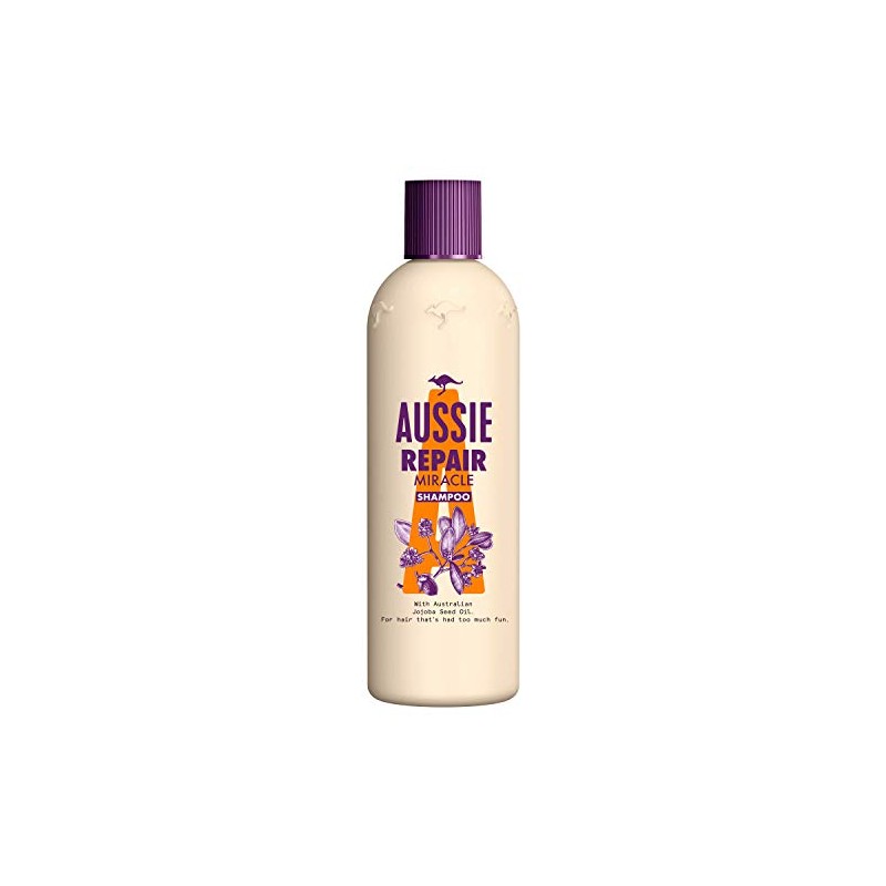 Aussie Repair Miracle Shampoo for Damaged Rescue Me Hair, 300