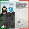 60 FFP2 Black Masks CE Certified Made in Italy BFE