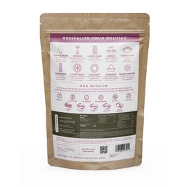 Energinseng Mushroom Coffee - Instant Latté - Robusta and Arabica coffee beans with Adaptogens, Nootropics, Prebiotics, Antioxidants - 14.11 OZ (400 G)