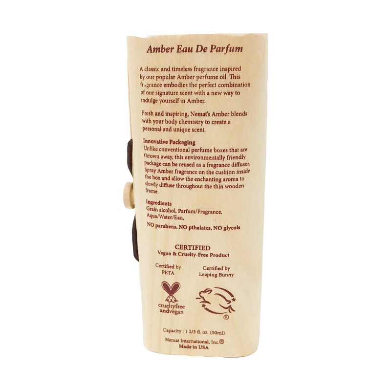 Nemat International Nemat Amber Eau De Parfum Spray, 50 ML