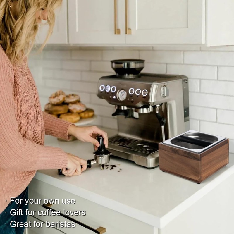 Knock Box Espresso - Coffee Knock Box and Tamp Station