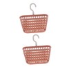Generic Elegant Shower Toiletries Plastic Hanging Shower Organizer Basket Space-Efficient