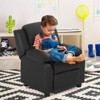 HONEY JOY Kids Recliner, 2-in-1 Toddler Lounge Chair with Armrest