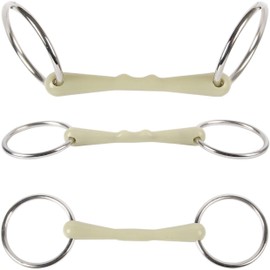 Harry's Horse 41104001 14.5 Rubber Snaffle Bit Apple – 14.5, L