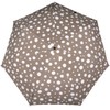 Knirps Slim Duomatic Dots Pocket Umbrella, taupe