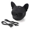 Dog Head Bluetooth Speaker, French Bulldog Wireless Speaker, Portable Stereo