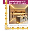EMITEVER 8mm LED Strip Connectors 12pcs, Led Corner Connector L-Shaped