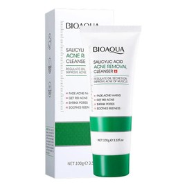Bioaqua Crema Limpiador Acido Salicilico Antiacne Hidratante Todo Tipo De Piel