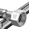 IUSOT Stainless Steel Flexible Tap Hose, 60cm Shower Hose Extension