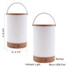 Facon LED Portable Lantern with Touch Dimmable Switch, Rechargeable Battery-Operated