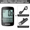 ROCKBROS Cycling Computer Speedometer &Bracket GPS IPX7 Bluetooth Type-C Beidou