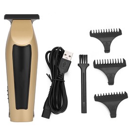 Rechargeable Electric Hair Trimmer Hair Clipper Cutting Machine Hairdressing Tool BlackGold
