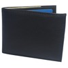 MARSHAL RFID Blocking Black Bifold Leather Wallet