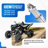 Rear Wheel Axle Shaft & Nuts for Yamaha Raptor 700
