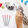 MimanKu Sewing Machine Cleaning Brushes, Reusable Silicone Dense Bristles Clean